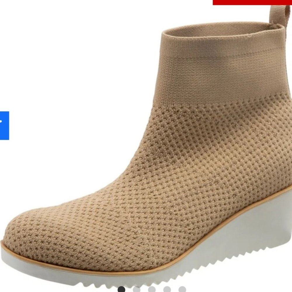 Caramel Latte Sock Bootie Size 13